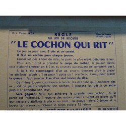 LE COCHON QUI RIT 6 JOUEURS RARE ANCIEN JEU ANNEE 1957/1960 VENDU