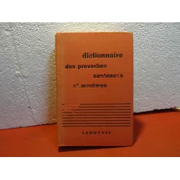 DICTIONNAIRE DES PROVERBES...