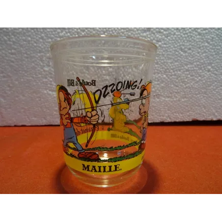 1 VERRE A MOUTARDE  BOULE&BILL HT 9CM N° 2