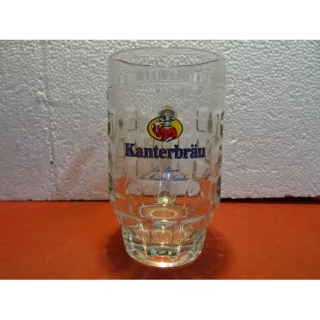 1 CHOPE KANTERBRAU 50CL HT.15.50CM LOGO JAUNE