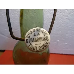 BOUTEILLE BRASSERIE LA STRASBOURG  A TOULOUSE  1931 HT 29CM