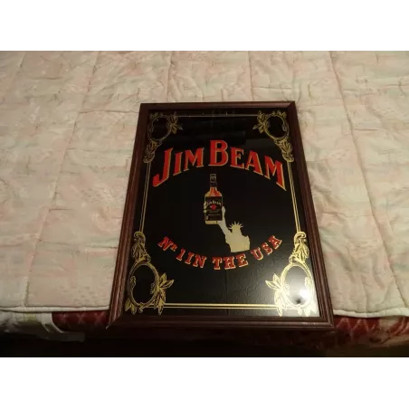 MIROIR JIM BEAM  60CM X44CM