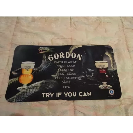 TAPIS DE BAR GORDON'S 40CM X21CM