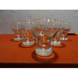 5 VERRES GRIOTTINES 5/6CLHT 6.80CM