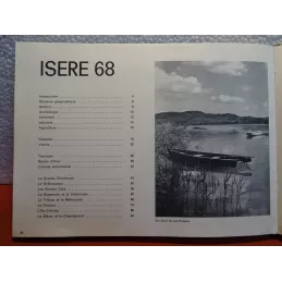 LIVRE SUR L'ISERE 1968 23CM X17CM