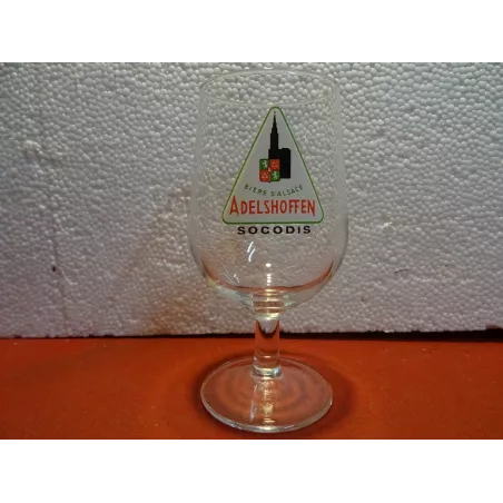 1 VERRE ADELSHOFFEN SOCODIS  25CL HT.HT 15.20CM