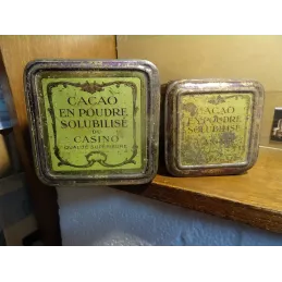 2 BOITES CACAO  EN POUDRE CASINO