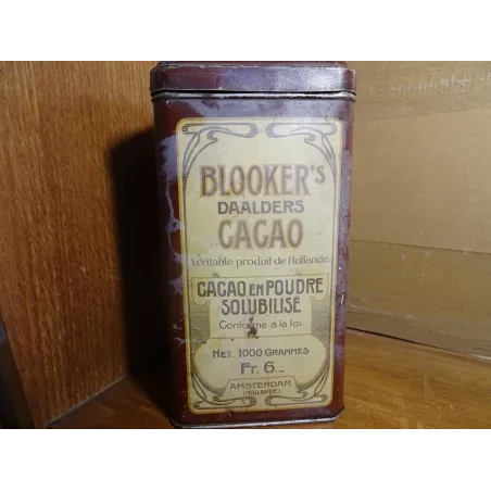 BOITE CACAO EN POUDRE  BLOOKER'S 1KG 19.50CM X10.30CM X10.30CM