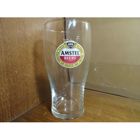 6 VERRES AMSTEL 50CL  PINT HT 16CM