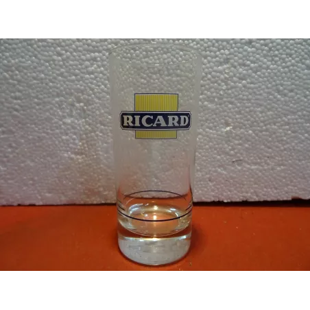 1 VERRE RICARD TUBO 21CL HT 13CM