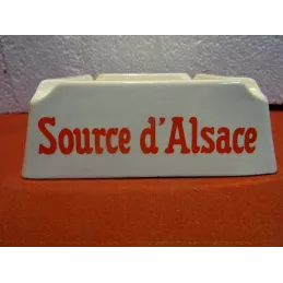 CENDRIER  CAROLA  SOURCE D'ALSACE  14CM X14CM