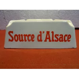 CENDRIER  CAROLA  SOURCE D'ALSACE  14CM X14CM