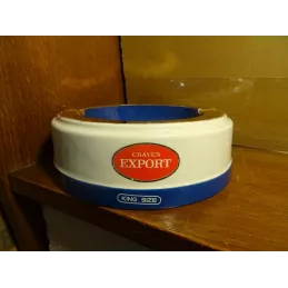 CENDRIER CIGARETTES CRAVEN  EXPORT  DIAMETRE 17.40CM