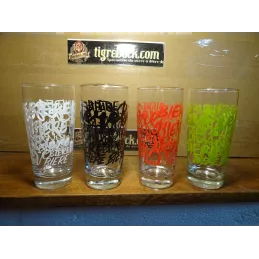 4 VERRES  A BIERE 30CL HT 14.70CM