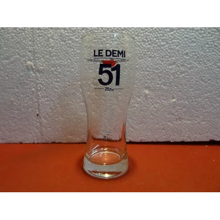 6 VERRES PASTIS 51     LE DEMI 25CL