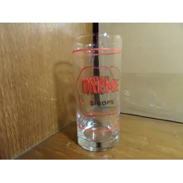 6 VERRES SIROP DARM 25CL HT.13.50CM