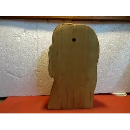 SCULPTURE  EN BOIS  31CMX18CM