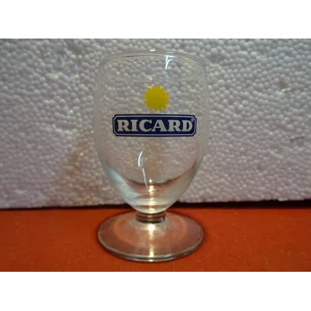 1 VERRE RICARD 11CL  PETIT SOLEIL HT 8.50CM SANS TRAIT DE DOSE