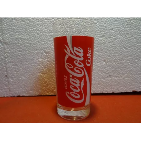 1 VERRE COCA-COLA 30CL HT.14.70CM