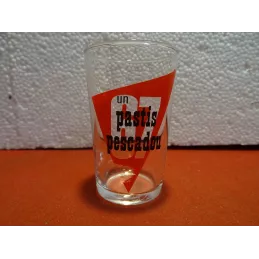 VERRE UN PASTIS PESCADOU HT 7.70CM