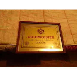 MIROIR COGNAC COURVOISIER  40CM X30CM