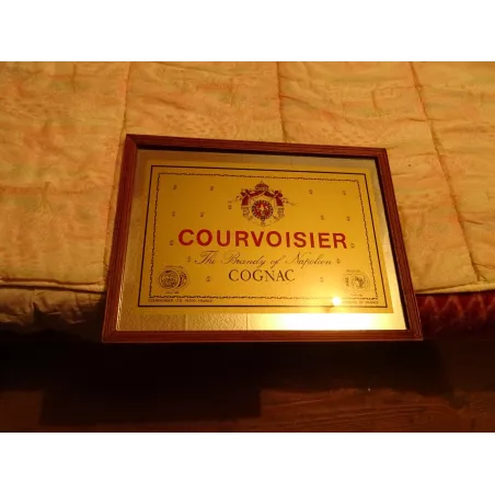 MIROIR COGNAC COURVOISIER  40CM X30CM