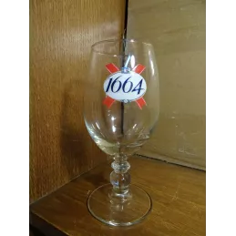 1 VERRE 1664 25CL BIERE DE MARS BRASSIN 2002 HT 16.20CM
