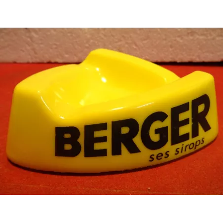 CENDRIER BERGER SES SIROPS 14CM X14CM X14CM