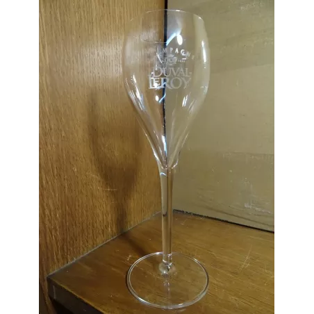 6 FLUTES CHAMPAGNE  DUVAL-LEROY 10CL HT.18.50CM