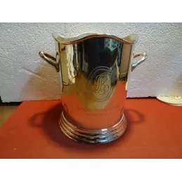 SEAU A CHAMPAGNE LOUIS ROEDERER EN METAL ARGENTE  HT 23CM