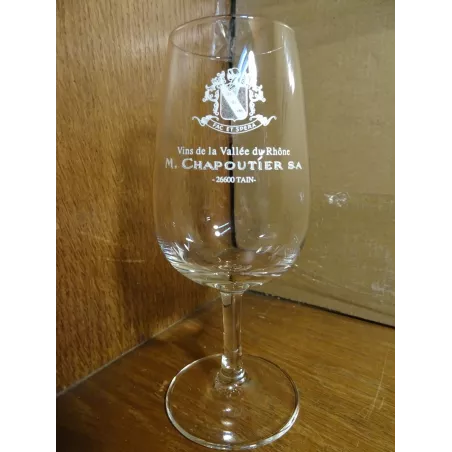 6 VERRES CHAPOUTIER 22CL HT 15.50CM COTES DU RHONE