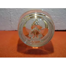 6 VERRES EVIAN  HT 10.50CM
