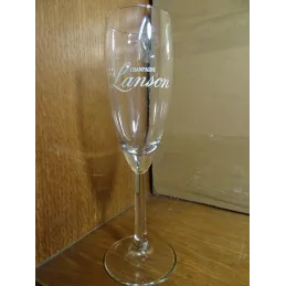6 FLUTES  CHAMPAGNE LANSON 10CL HT.17.50CM