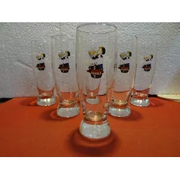 6 VERRES FISCHER 25CL HT 17CM