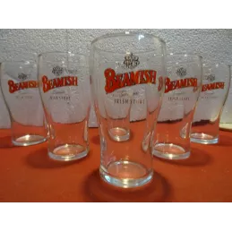 6 VERRES BEAMISH 25CL  HT 12.30CM