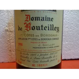 BOUTEILLE  DOMAINE DE BOUTEILLEY 1998  150CL