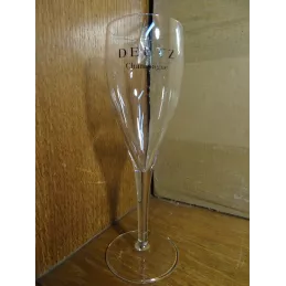 6 FLUTES CHAMPAGNE  DEUTZ 10CL HT.18.50CM