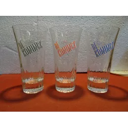 3 VERRES DE KONINCK 25CL HT 15.30CM