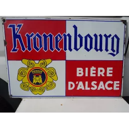 PLAQUE EMAILLEE KRONENBOURG  90.50CM X60CM