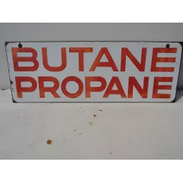 PLAQUE EMAILLEE  DOUBLE FACE BUTANE PROPANE