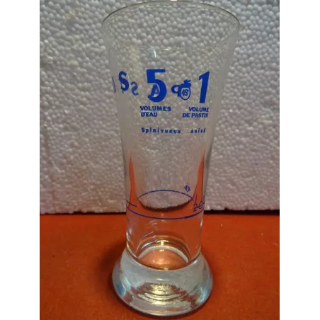 1 VERRE PASTIS 51  SANS LISERE HT 12.60CM