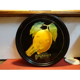 PLATEAU BIGALLET  EN TOLE  DIAMETRE 36CM