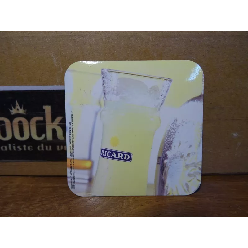 MAGNET RICARD 8CM X8CM VERRE GAGNERE MAGNET RICARD 8CM X8CM VERRE GAGNERE