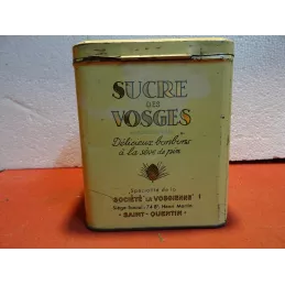 BOITE A CAFE SUCRE DES VOSGES 9CM X12.50CM X15CM