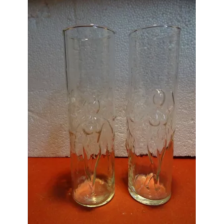 DEUX VASES  EROTIQUE HT 22CM