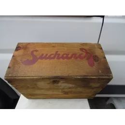 CAISSE CHOCOLAT SUCHARD EN BOIS  56CM X39CM X27CM