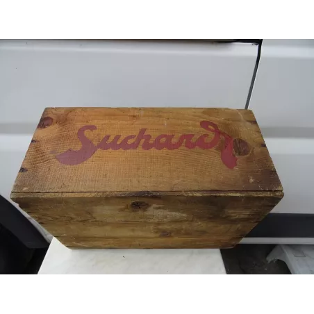 CAISSE CHOCOLAT SUCHARD EN BOIS  56CM X39CM X27CM