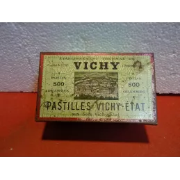 BOITE PASTILLES DE VICHY  ETAT 13.50CM X8CM X6CM