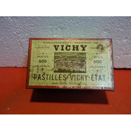 BOITE PASTILLES DE VICHY  ETAT 13.50CM X8CM X6CM