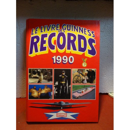 LIVRE GUINNESS DES RECORDS 1990